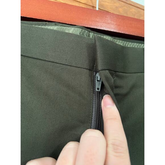 NWT J. Crew Men's Ludlow Slim-Fit Suit Dress Pant Italian Dark Olive Size 33x34 - Picture 13 of 16